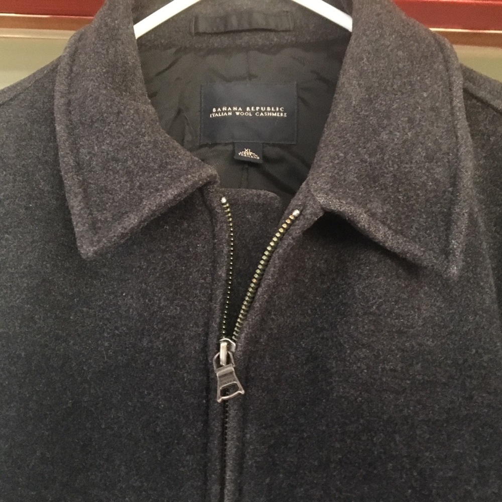 Banana Republic Cashmere Wool Blend Jacket XL EUC
